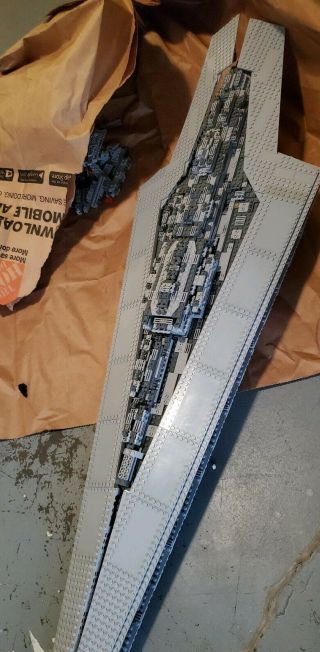 Lego Star Wars Star Destroyer (10221) Instructions,  Mini - Figs And Box