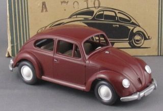 Vintage 1957 Wiking Vw Volkswagen Beetle Käfer 1/40 Scale Promo Rare Mib Beauty