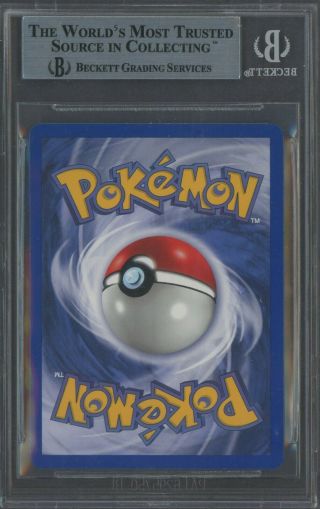 1999 Pokemon Base 1st Edition Shadowless Thick Stamp 4 Holo Charizard BGS 9 2