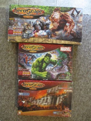 Heroscape: Valkyrie,  Marro,  Fortress,  Marvel,  5 More Expansions