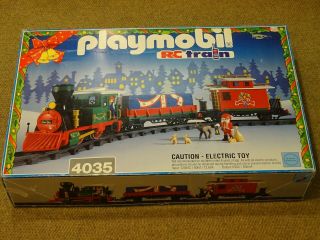 Playmobil Train Set 4035 Set Christmas Set Complete N Box G Scale