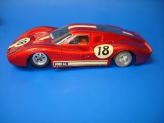 Pactra Ford Gt Mark Iv Slot Car Scale 1/24 Around 60s