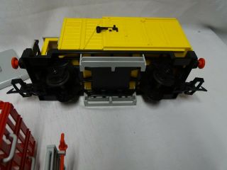 Playmobil TRAIN SET 4029 Set POWERED ENGINE & TENDER box G scale NO TRACK 10