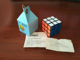 Ultra rare Vintage First Batch Politechnika Rubik ' s Cube 3