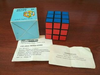 Ultra rare Vintage First Batch Politechnika Rubik ' s Cube 4