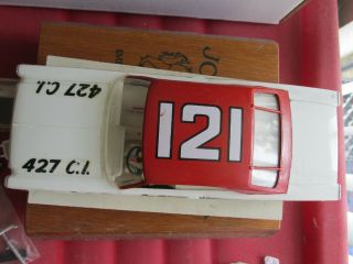 COX 1966 Dan Gurney Ford Galaxie 1/24 scale slot car,  box,  instructions,  & co 4