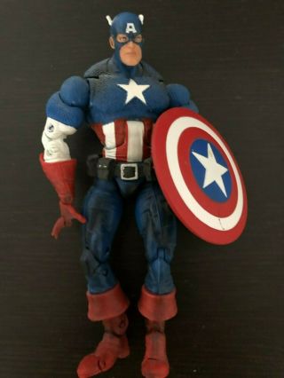 Marvel Legends Captain America Avengers Face - Off 2 - Pack Toy Biz Comic 6 " Loose