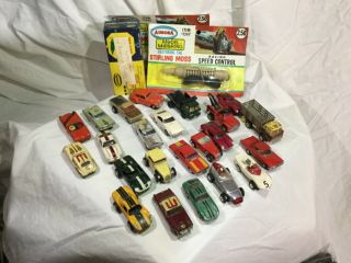 Aurora Model Motoring Racing Car Set With A Number Of Extra Cars,  Tracks