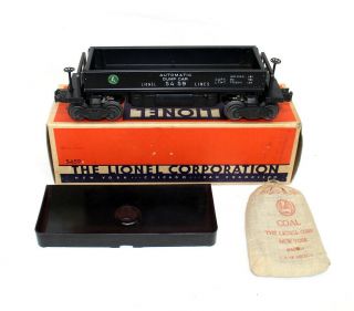 Postwar Lionel 5459 Electronic Control Dump Car All W/nice Ob,