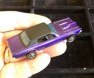 Purple Black Roof Custom Cougar Redline Hot Wheels Mattel