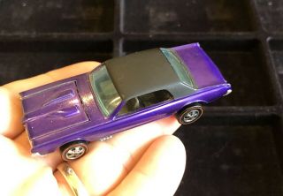 Purple Black Roof Custom Cougar Redline Hot Wheels Mattel 2