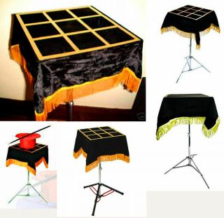 Magic Trick /black Art With Well Portable Table /