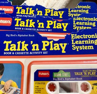 1986 Playskool Talk ‘N Play Electronic Learning System /w 42 Tapes 12