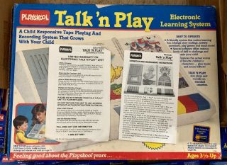 1986 Playskool Talk ‘N Play Electronic Learning System /w 42 Tapes 8