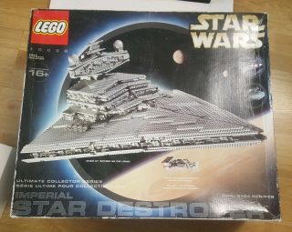 Lego Star Wars Imperial Star Destroyer 10030 Year 2002 Model