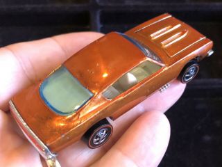 Orange Custom Barracuda White Interior Redline Hot Wheels Mattel 2