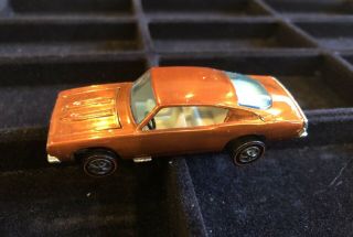 Orange Custom Barracuda White Interior Redline Hot Wheels Mattel 4