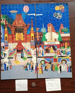 Anne Belle Hand Crafted Wooden Jigsaw Puzzle " Hollywood Star Wars & Camelot "
