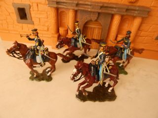 US - Mexican War Toy Soldiers 62 Figures Reviresco Cavalry Infantry Artillery 2