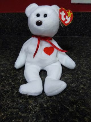 Valentino Ty Beanie Baby With Rare Mismatched Tags.  Ty Tag 1994,  Tush Tag 1993.