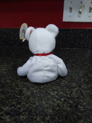 Valentino Ty beanie baby with rare mismatched tags.  Ty tag 1994,  tush tag 1993. 4