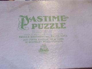 VINTAGE ANTQUE Pastime Wooden Puzzle (SUNSET GLOW) 300,  pc 1930s 7