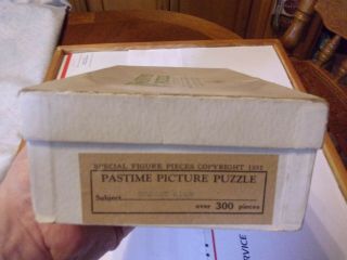VINTAGE ANTQUE Pastime Wooden Puzzle (SUNSET GLOW) 300,  pc 1930s 8