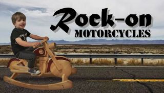 Rock On Motorcycles,  Wooden Rocking Motorcycle,  Ride On Toy,  Rockon,  Rock - On