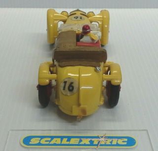 FRENCH SCALEXTRIC Tri - ang 1960 ' s YELLOW ALFA ROMEO 8C ' 1933 ' 16 C65 (LOVELY) 4