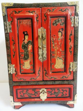 Vintage Bone & Bamboo Mah Jong Set 1920 