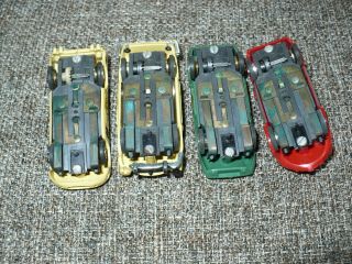10 AURORA HO Motor Powered VEHICLES & 1 BODY plus ACCESSORIES & CARYING CASE 3