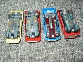 10 AURORA HO Motor Powered VEHICLES & 1 BODY plus ACCESSORIES & CARYING CASE 5