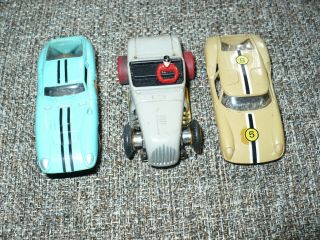 10 AURORA HO Motor Powered VEHICLES & 1 BODY plus ACCESSORIES & CARYING CASE 6