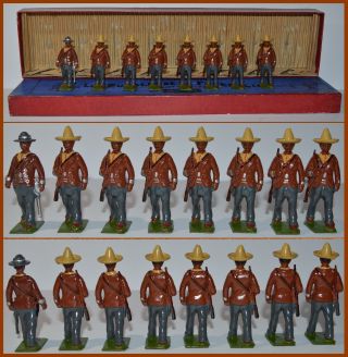 Britains Pre - War " Set 186 Mexican Soldiers " Aa - 10227