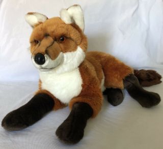 Fao Schwarz Red Fox Rare Plush Stuffed Animal Fao Schwarz Red Fox Htf & Rare