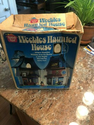 Vintage Weebles Haunted House Complete