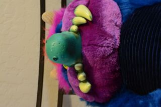 1986 My Pet Monster Plush with CUFFS - Amtoy American Greetings Vintage Toy 7