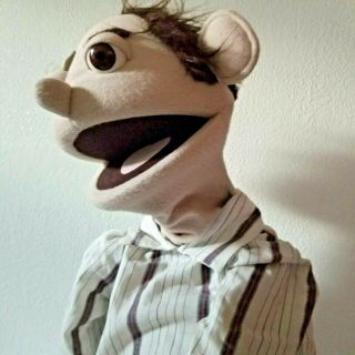 Professional Handmade Puppet Muppet Style Balding Man Out Of Bed Pajamas Retro 5