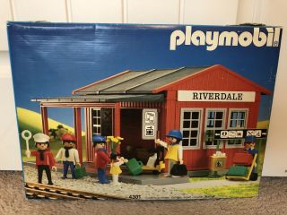 Playmobil Vintage Rare 4301 Riverdale Train Station 9