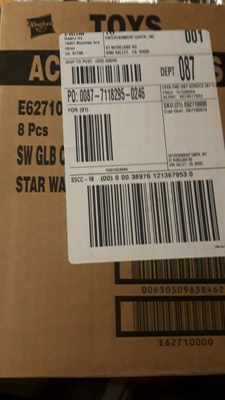 Star Wars Sdcc 2019 Darth Vader Prototype Hasbro Case Of 8