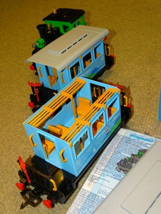 Playmobil TRAIN SET 4005 Set GREEN & BLUE SET complete G scale 8