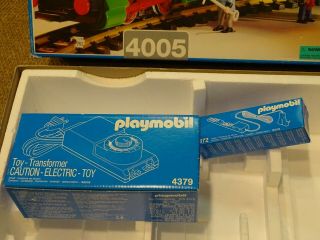 Playmobil TRAIN SET 4005 Set GREEN & BLUE SET complete G scale 9