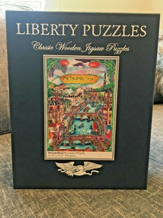Liberty Classics Wooden Jigsaw Puzzles “metropolitain " By Linnea Pergola