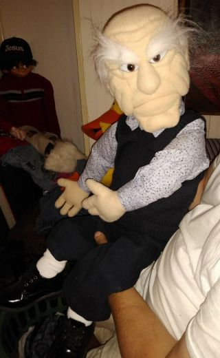Old Man Ventriloquist Figure,  Character,  Puppet,  Doll,  Dummy,  Plush