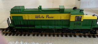 White Pass LGB Diesel.  Sound.  Perfect.  25552 Green/Yellow.  Classic. 3