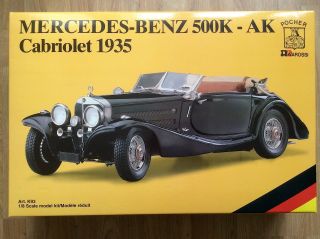 Vintage Pocher Mercedes Benz 500 K/ak Cabriolet 1935 K - 93 Kit 1/8,  12 - 80,  Boys