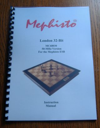 Chess Computer Mephisto ESB London 9