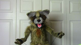 Professional " Racoon " Muppet - Style Ventriloquist Puppet
