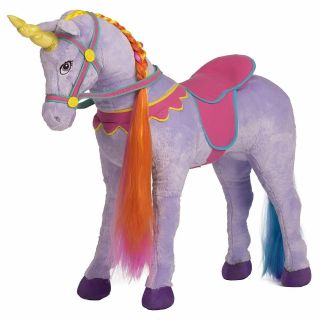 Rockin Rider Sprinkles Stable Unicorn Plush,  Purple