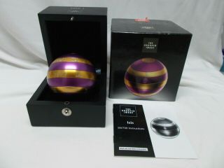 Sharper Image Most Difficult Puzzle Isis I Orb Black Case Purple - Gold Saves Pets